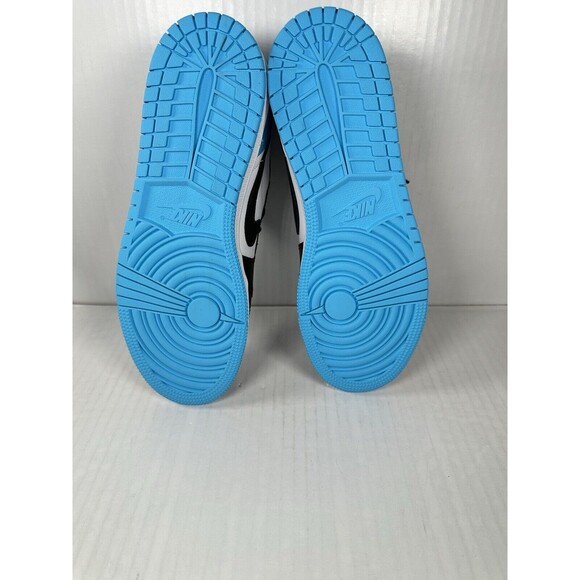Nike 7Y / 8.5 Women Air Jordan 1 Low Retro OG UNC/Powder Blue CZ0858-104 NEW - Picture 7 of 9
